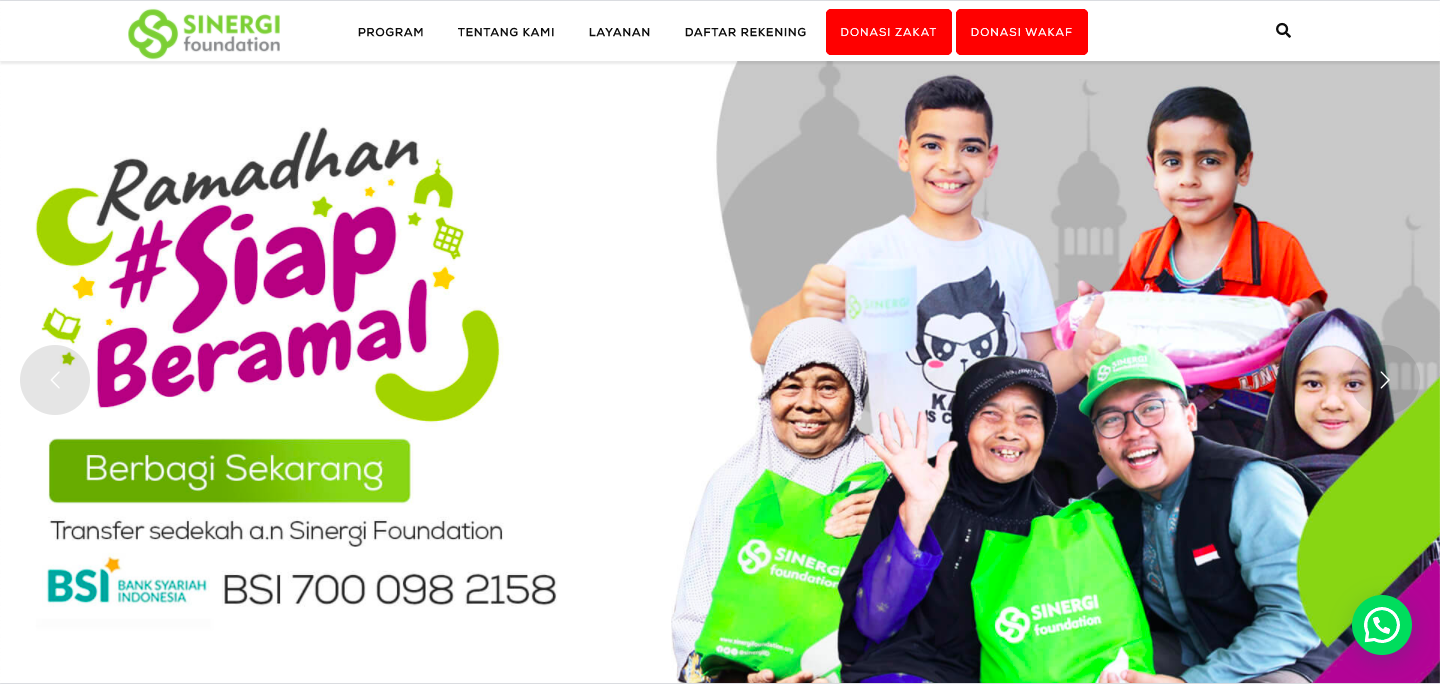 Zakat online Sinergi Foundation