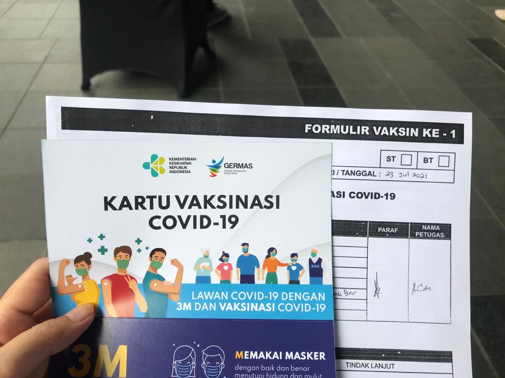 Kartu vaksinasi Covid-19