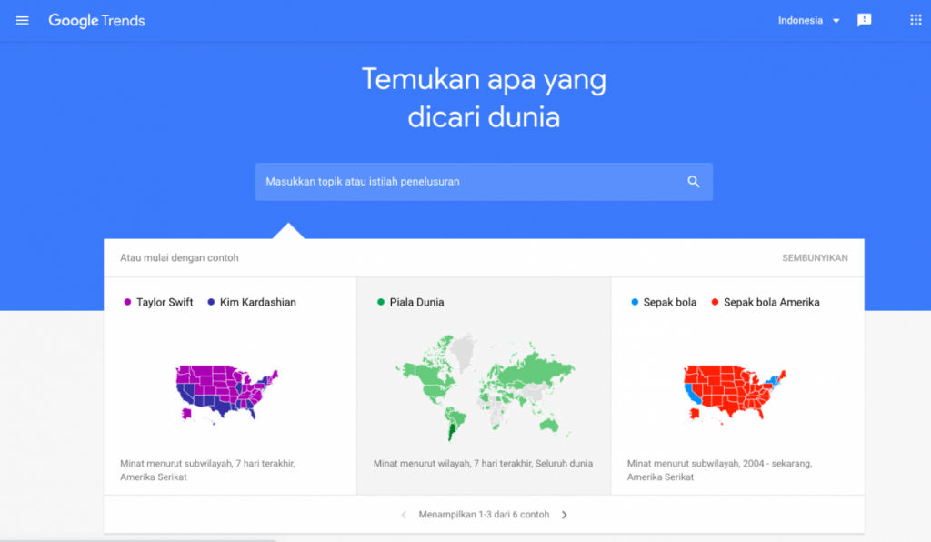 Cara menggunakan Google Trends