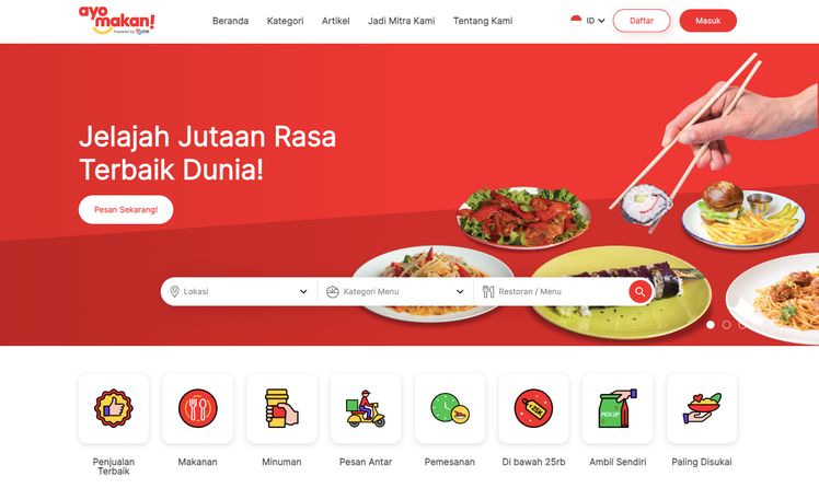 rekomendasi website kuliner