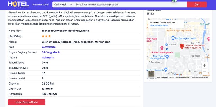 cara cari hotel murah