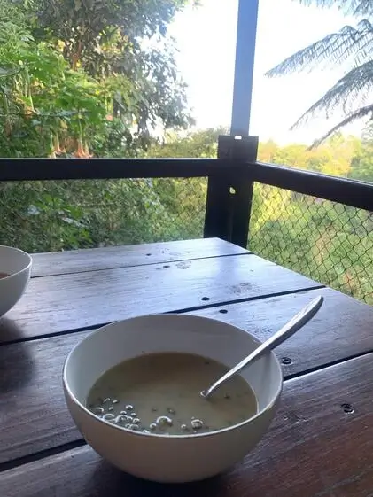 breakfast spot at tanakita