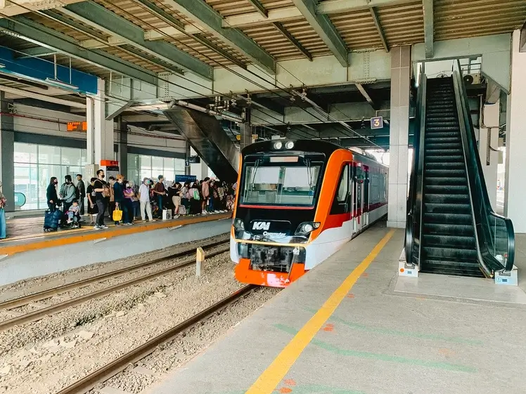 Basoetta Airport Train at Soekarno-Hatta International Airport